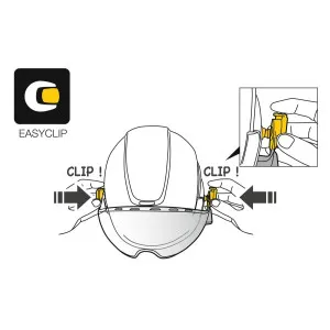Zatemnjen zaščitni vizir za čelado Vertex / Strato Petzl A15AS - zatemnjen