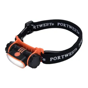 Vodoodporna naglavna svetilka USB LED Portwest PA70 - 150lm